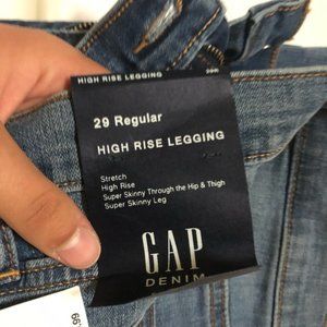NWT-Gap high rise legging jeans